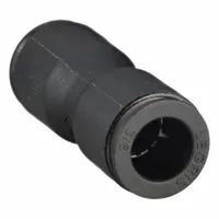 LEGRIS Push-Fit Union Fitting: 3/8 in OD x 3/8 in OD Size, Push-to-Connect x Push-to-Connect, 10 PK (MPN 3106 60 00)