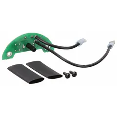 Circuit board kit with overall dimensions of 3 inches in height and width. Used as a replacement or upgrade control board in industrial heating and appliance systems. Compact 3-inch cube design for integration into existing equipment requiring a circuit board assembly.