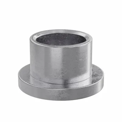 OILITE Flanged Sleeve Bearing: Iron-Copper, SAE 863, 1/2 in Bore, 5/8 in OD, 1/2 in Lg - Lubricated General Purpose Metallic Flanged Sleeve Bearings