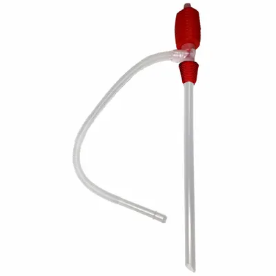 ACTION PUMP Hand Pump: Siphon Action, Pump with Hose, Polyethylene Housing, 6 gal per stroke - Hand Siphon Drum Pumps
