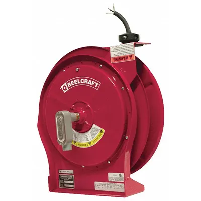 REELCRAFT L 5550 124 X Hardwired Self-Retracting Cord Reel - Hardwired Self-Retracting Cord Reels