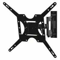 PEERLESS Flat Mount: Wall, For 32 in to 50 in Screens, Max. 80 lb, Tilting, 5° Down, 15° Up, Black (MPN PA746)