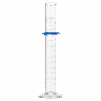 GLOBE SCIENTIFIC Graduated Cylinder: 250 mL, B, To Deliver (TD) - Class B Glass Graduated Cylinders