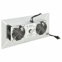 Crawl Space Fan: Exhaust, 220 cfm Max Airflow, 2 Fans, 40 W, 5 ft Cord, Includes Dehumidistat (MPN V2D)