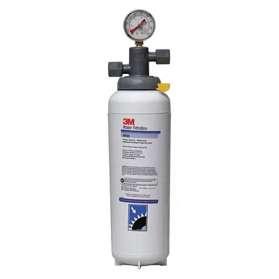 3M Water Filtration System: 3 micron, 3.3 gpm, 35,000 gal, 17 5/8 in Overall Ht - Drinking Fountain & Beverage Machine Water Filter Systems