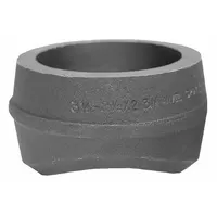 Steel socket weld pipe fitting with 1/4 in socket x socket connections, rated for 3,000 psi maximum operating pressure. Used in high-pressure fluid or gas systems for joining steel pipes in industrial piping applications