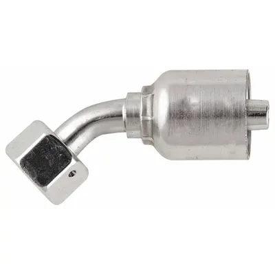 PARKER 1C443-12-6 Crimp Hydraulic Hose Fitting - Parker Crimp Hydraulic Hose Fittings with Metric Connection