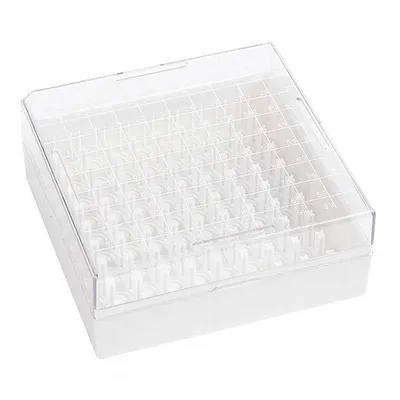 WHEATON Freezer Box, 130 mm Overall Lg, 130 mm Overall Wd, Resin - Cold Storage Boxes