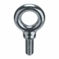 Machinery Eye Bolt: With Shoulder, Steel, Zinc-Plated, 1"-8 Thread Size, 2 1/2 in Thread Lg (MPN K2030-ZN)