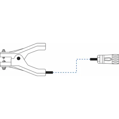 LIND EQUIPMENT StaticSure Unit Accessory: 2 ft Straight Cable - StaticSure Unit Accessories