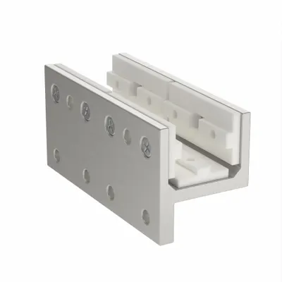 80/20 Linear Bearing: 15 Series, 6 in L x 2 1/2 in W x 2 3/4 in H, Silver, Single Flanged - Standard Linear Bearings