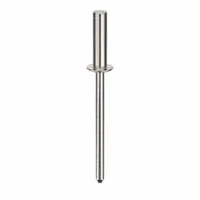 Blind Rivet,1.583" L,0.124" dia,PK500: Inch, 1 37/64 in Overall Lg, 31/64 in Body Lg, Dome, 500 PK (MPN AD45H201)