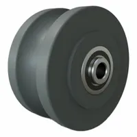 HAMILTON Track Wheel: 4 in Wheel Dia., 2 in Wheel Wd, 850 lb Load Capacity, 1/2 in For Axle Size (MPN W-420-088-NYUB-1/2)