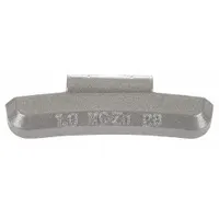 PERFECT EQUIPMENT Clip-On Wheel Weight: Wheel Weights, Clip-On, Aluminum, MC, Passenger Cars, Zinc (MPN MC050Z)