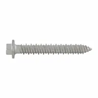 DEWALT Screw Anchor: 2 1/4 in Overall Lg, 1/4 in Dia, Steel, Stalgard®, Hex, Hex, Steel, 1,000 PK (MPN DFM5ELG486)