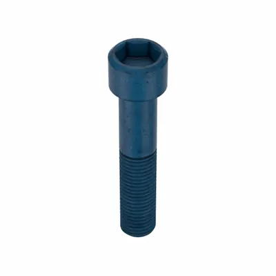METRIC BLUE Socket Head Cap Screw: M20x2.50 Thread Size, 100 mm Lg, Std, Blue Phosphate - Metric System Standard Socket Head Cap Screws
