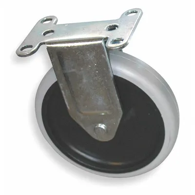 RUBBERMAID COMMERCIAL PRODUCTS Rigid Caster, 5" - Material Handling Parts