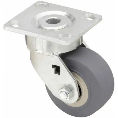 OEM Plate Caster: Swivel - General-Purpose Maintenance-Free Plate Casters