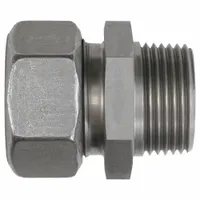 BRENNAN INDUSTRIES Compression Fitting Adapter: 10 mm OD x 3/8 in Pipe size, Compression x MBSPT (MPN D7404-S10-06-SS)
