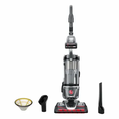 HOOVER Corded Upright Vacuum UH77200V, HEPA Bagless, 100 cfm, 16.8 lb - Corded Upright Vacuums