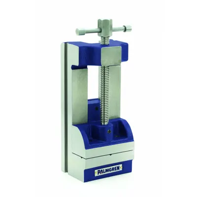 PALMGREN Machine Vise: 2 7/16 in Jaw Face Wd, 3 in Max Jaw Opening - 3-Way Drill Press Vises