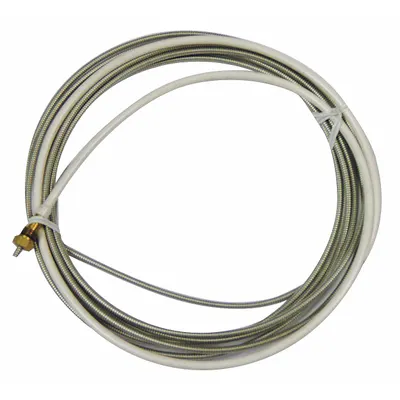 MILLER ELECTRIC Roughneck Liner 202889: 0.03 in x 15 ft, Steel/Copper - Liners for Bernard, Miller & Hobart MIG Guns