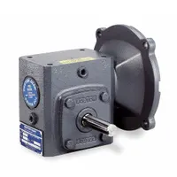 BOSTON GEAR Speed Reducer: 20:1, 88 RPM, 1 hp Input Max, 590 in-lb Output Max, Round, 140TC/180C (MPN F721-20-B7-G)