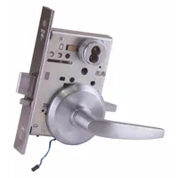 BEST Door Lockset: Storeroom Lever Locksets, Chrome, ADA Compliant, Interchangeable Core (MPN 45HW7DEU16S626)