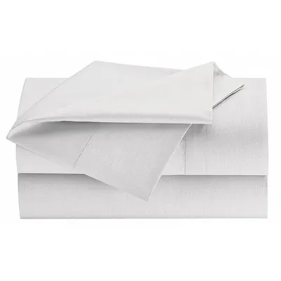 WESTPOINT HOME Fitted Sheet: King, T300, Fresh White, 80x78 in, 12 in Pocket - Martex Millennium Sheets