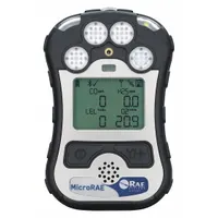 HONEYWELL Multi-Gas Detector: IP67, HONEYWELL RAE Systems MicroRAE, Lithium Ion, CO/H2S/HCN/O2, LED (MPN M031-4111-200)