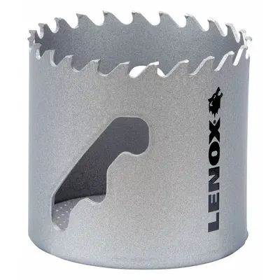 LENOX Hole Saw: 2 1/8 in Saw Dia., 3 Teeth per Inch, 1 7/8 in Max. Cutting Dp - Multi-Material-Cutting Hole Saws without Arbor