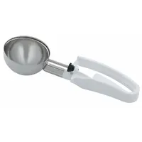 VOLLRATH Disher: 4.7 oz Capacity, Stainless Steel, NSF Certified, 3 in Bowl Dia, 47390