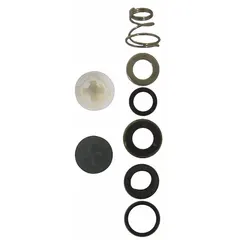 This repair kit includes a pump coupling, mechanical seal, and motor coupling for maintenance of industrial drum pumps. It is used to replace worn components and restore pump performance in applications such as fluid transfer and processing.