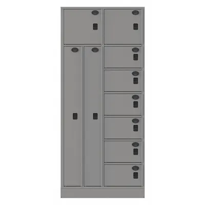 SENTINEL Law Enforcement Evidence Locker: Pass-Through Backing, Keyless Lift Latch - Pass-Through Evidence Storage Lockers