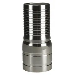 This multipurpose barbed combination nipple is constructed of steel and features a straight design with no knurl. It has a 6 in x 6 in fitting size and a hose barb x beveled connection type. Suitable for air, water, and chemical transfer applications requiring a secure, high-flow connection.