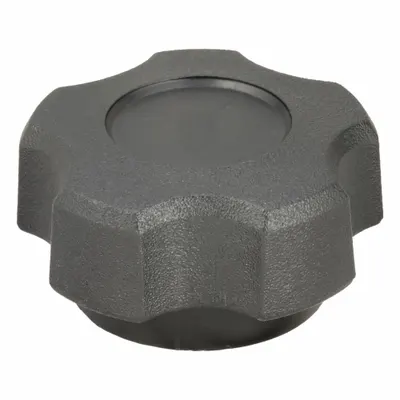 INNOVATIVE COMPONENTS Hand Knob: 5 Point, Plastic w/ Steel Thread, 5/16"-18 Thread - 5-Arm Knobs with Threaded Hole