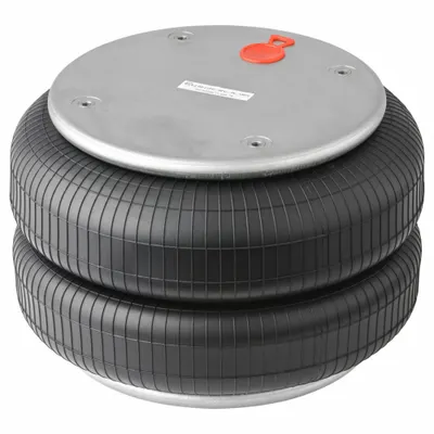 CONTINENTAL Double Convolution Air Actuator: Natural Rubber, 4.5 in Compressed Ht - Adjustable Air Springs
