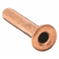 PARKER Tube Insert: 1/8 in OD Fitting Size, Compression, Brass, 15/32 in Overall Lg, 10 PK (MPN 63PT-2-16)