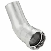 VIEGA MEGAPRESS Crimp Elbow Fitting: 2 in Pipe x 2 in CTS Size, Press-fit, EPDM (MPN 90100)