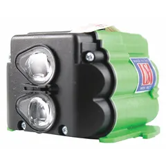 Plastic electronic module for automatic flush valves in the ECOS® series. Provides sensor and solenoid control for flush valve operation. Used as a replacement part for commercial toilets and urinals.