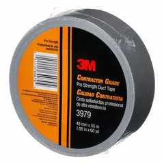 Medium-duty duct tape with a polyethylene coated cloth backing and rubber adhesive. Suitable for bundling, sealing, and light repairs on surfaces such as plastic, metal, and cardboard. Rated for continuous use up to 200°F.