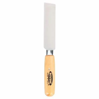 HYDE Joint Knife: Bld. Mat. Carbon Steel, Hdl. Mat. Hardwood - Standard Spreading Tools