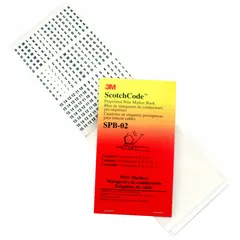 This 5-pack of preprinted wire marking label sheets contains 450 labels with legend A, printed black on white on vinyl impregnated cloth film. Designed for durable identification of wires and cables in industrial electrical applications.