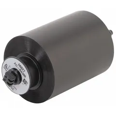 Black resin ribbon for industrial labeling, 3 1/4 in x 984 ft, CSA approved, abrasion-resistant. Compatible with Brady i5100 printer.