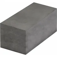 Ceramic block magnet, 2 in long, 1 in wide, 1 in thick, with a maximum pull force of 22 lbf. Suitable for holding, lifting, and positioning ferrous parts in industrial fixturing, automation, and material handling applications
