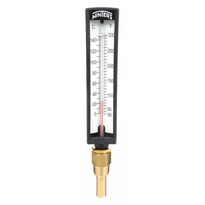 WINTERS TAS134LF Lead-Free Fixed-Angle Thermometer with Thermowell