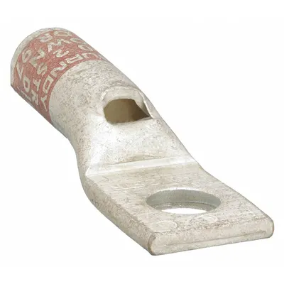 BURNDY Compression Lug: 5/16 in Stud Size, 2 AWG – 2 AWG For Wire Sizes, Stranded Wire Type - One-Hole Compression Lugs