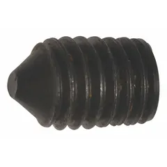 M8 x 12 mm bolt for use as a replacement fastener in material handling equipment. Secures components within original assemblies. Fits Dayton brand equipment.