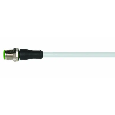 MURRELEKTRONIK M12 Male Straight to Bare Wire Single-Ended Cordset - Single-Ended Cordsets with PVC Jacket for Flexing Applications