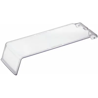 AKRO-MILS Bin Lid: 10 1/2 in x 3 7/8 in, Clear - Hanging & Stacking Bin Lids